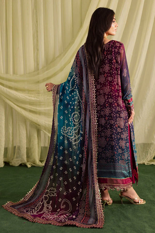 Nureh Luxury Lawn Embroidered 3 Pc Unstitched Collection JUGNI - Image 2