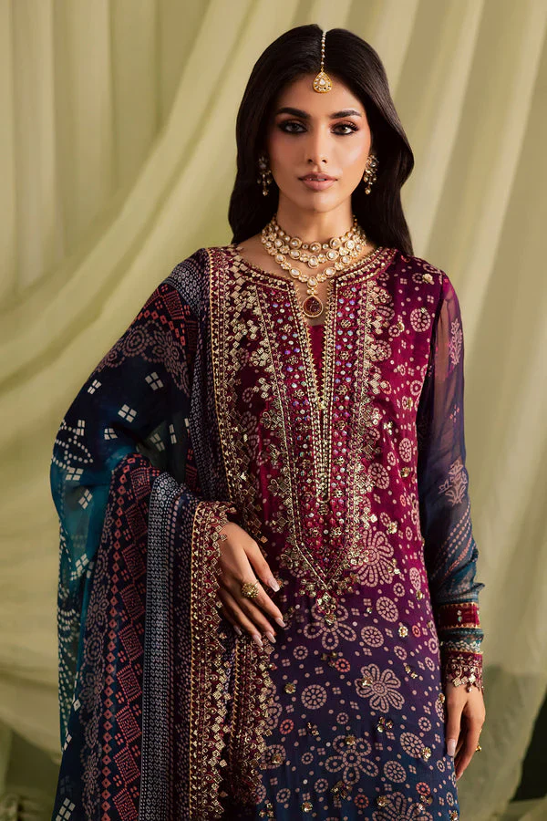 Nureh Luxury Lawn Embroidered 3 Pc Unstitched Collection JUGNI - Image 5