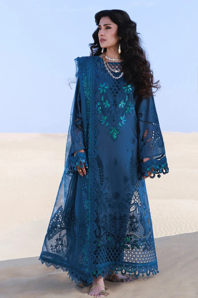 Nureh - Luxury Lawn Embroidered 3 Piece Unstitched - Kaia NE-229