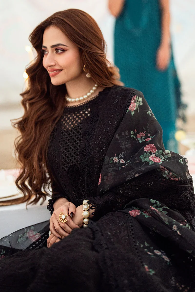 Nureh - NE 151 - Luxury Lawn Embroidered 3 Piece Unstitched - Image 2