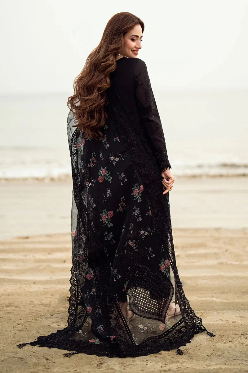 Nureh - NE 151 - Luxury Lawn Embroidered 3 Piece Unstitched - Image 6