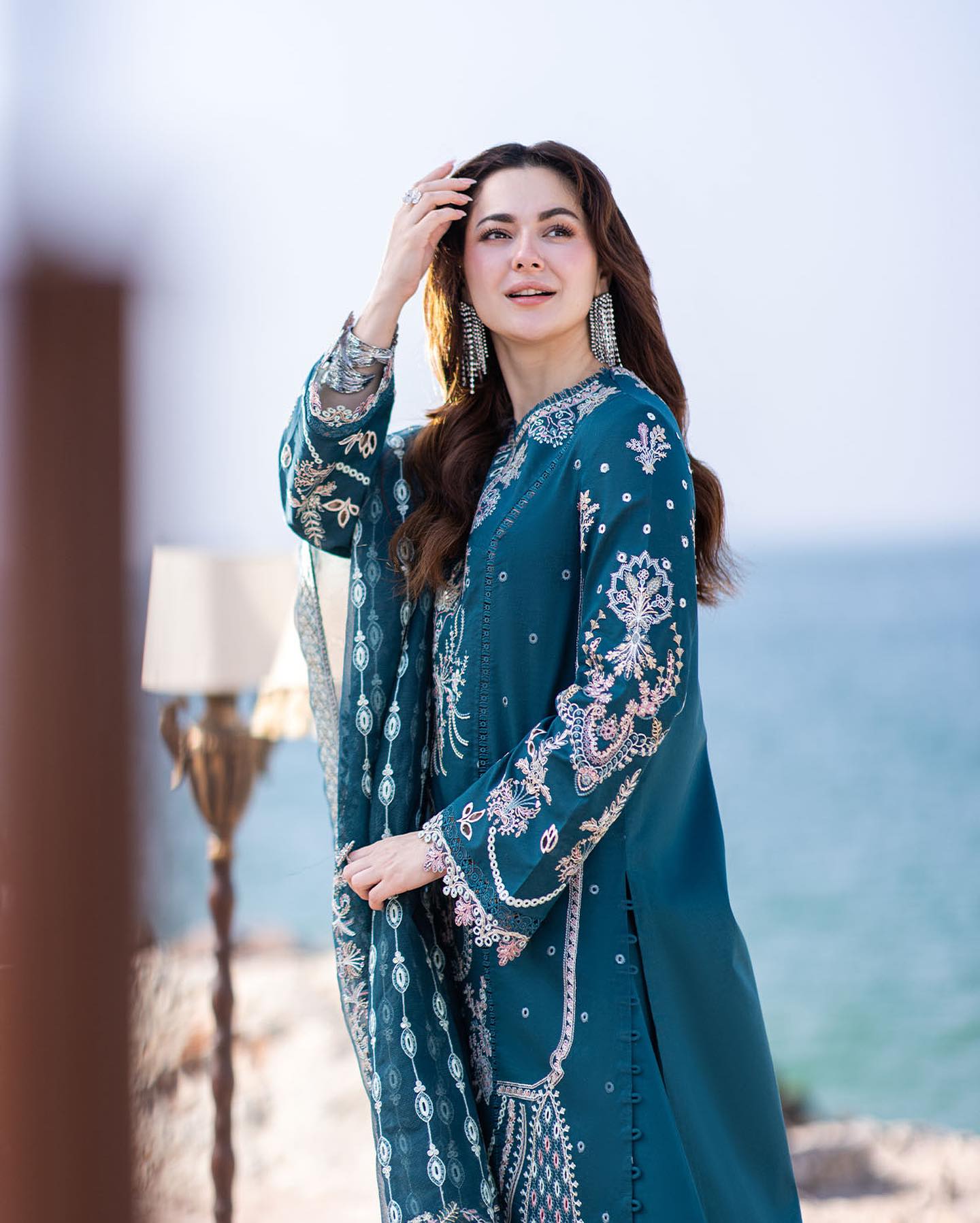 Qalamkar Luxury Lawn Embroidered Unstitched 3 Piece Sahil Kinare -FP-16-Kira new - Image 4
