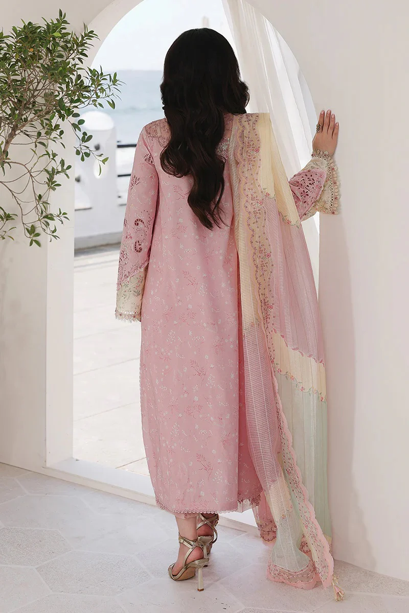 Qalamkar Sahil - Luxury Lawn Embroidered 3 Piece Unstitched - Haniya - Image 9
