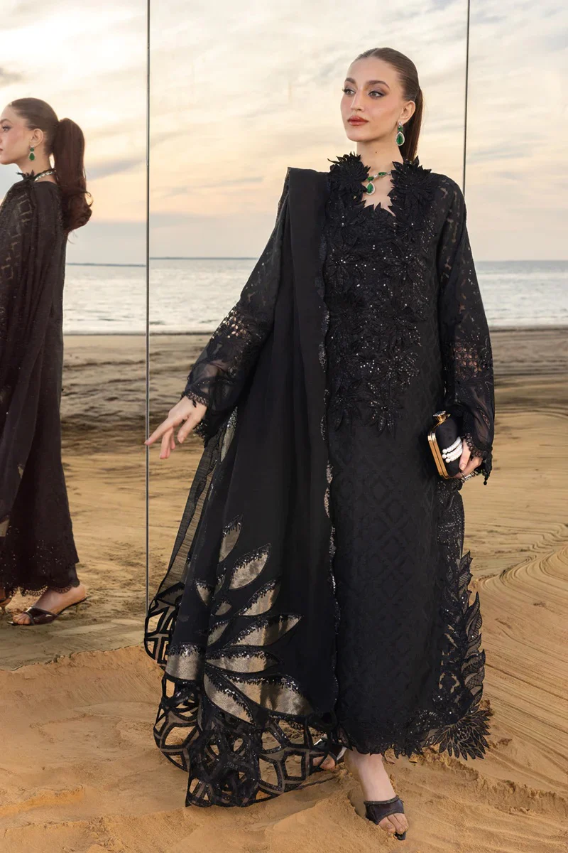 Rang Rasiya - Alaya - Luxury Lawn Embroidered 3 Piece Unstitched - Image 3