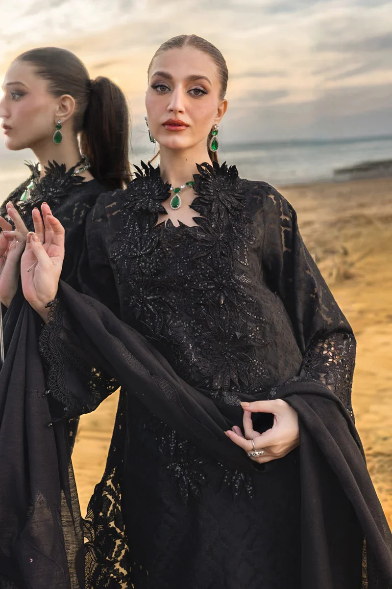 Rang Rasiya - Alaya - Luxury Lawn Embroidered 3 Piece Unstitched - Image 6