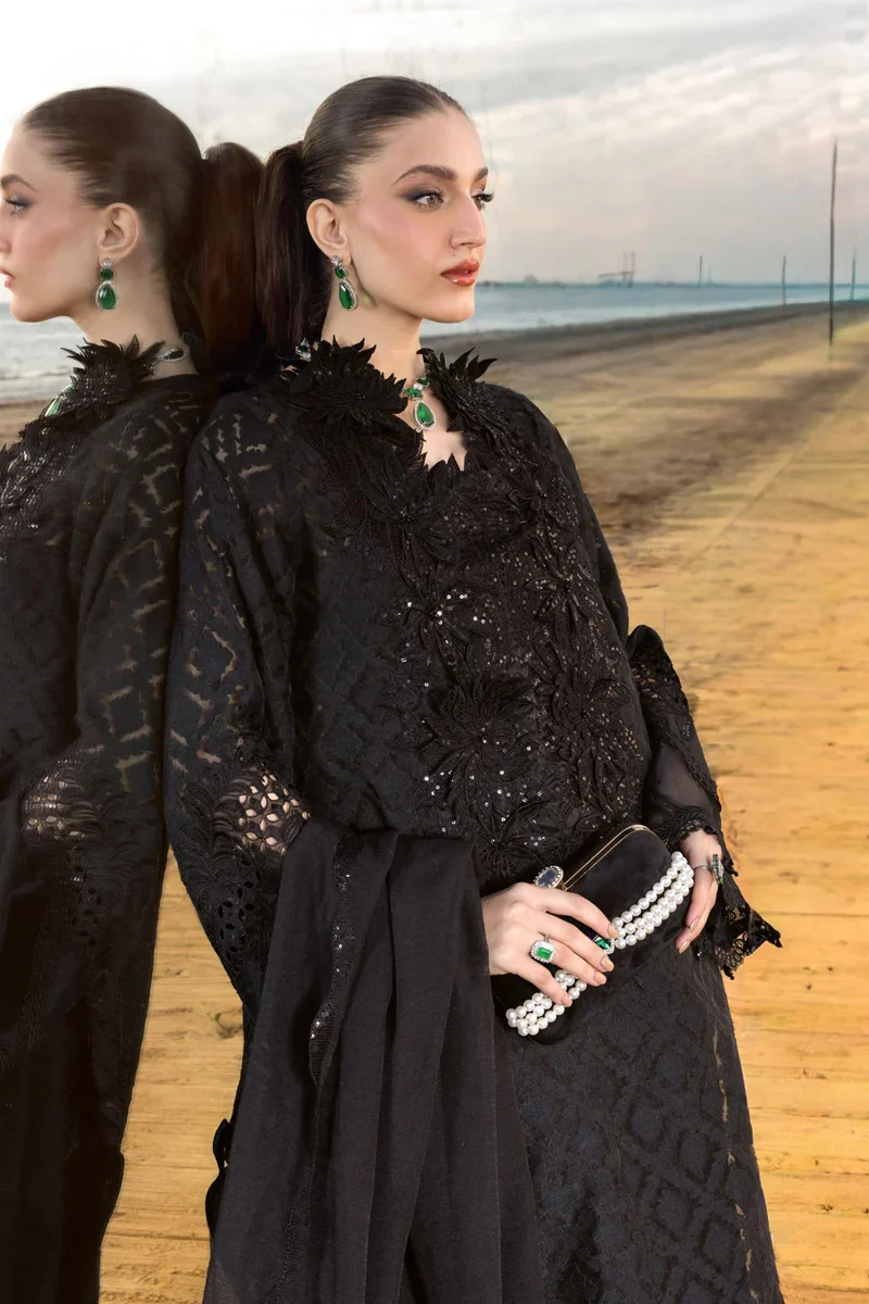 Rang Rasiya - Alaya - Luxury Lawn Embroidered 3 Piece Unstitched - Image 7