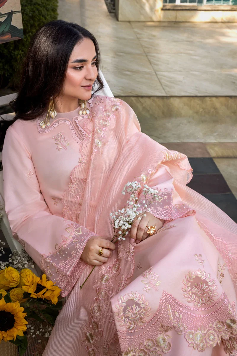 Rang Rasiya - Eshal - Luxury Lawn Embroidered 3 Piece Unstitched - Image 8
