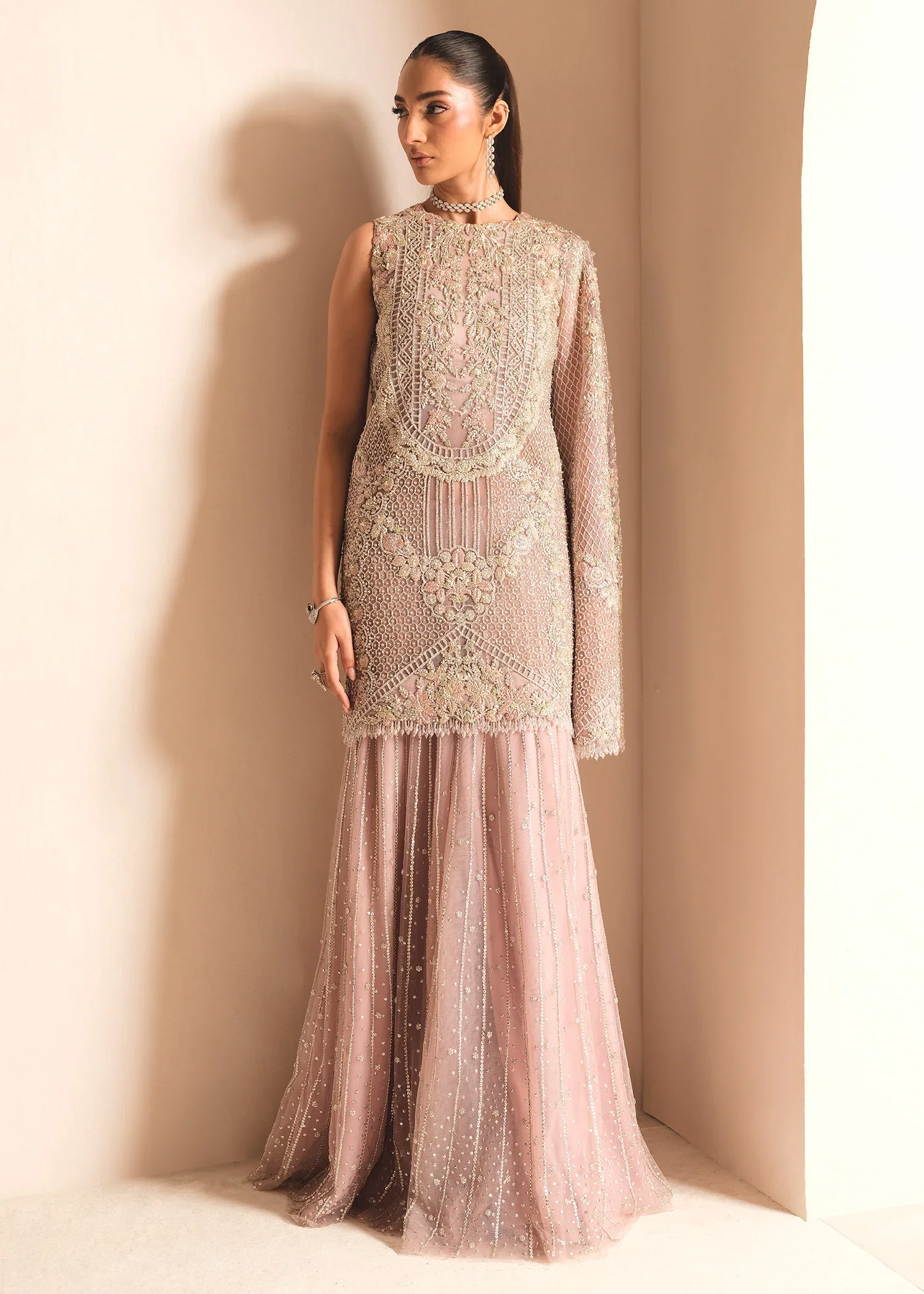 Saira Shakira Luxury Organza Collection Unstitched Lush-02 - Image 3