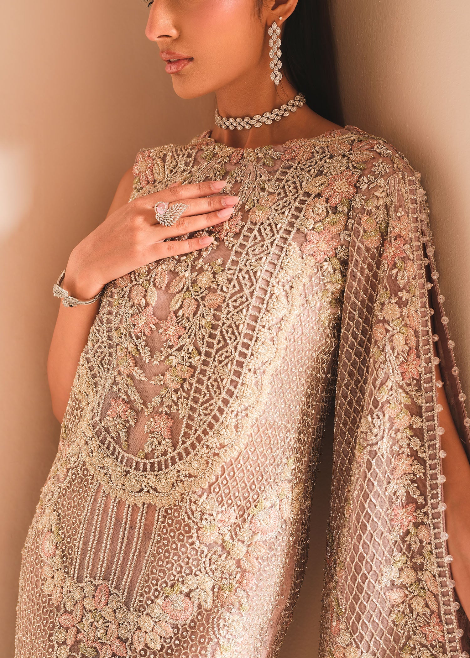 Saira Shakira Luxury Organza Collection Unstitched Lush-02 - Image 7