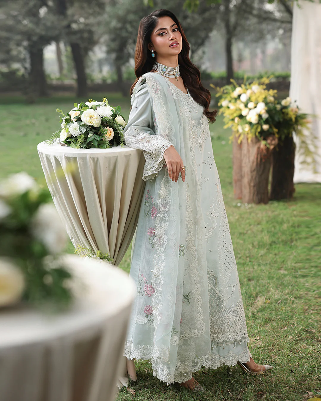 Sardinia Tales of Petals Luxury Lawn Collection 01 OCEAN WAVES Unstitched - Image 3
