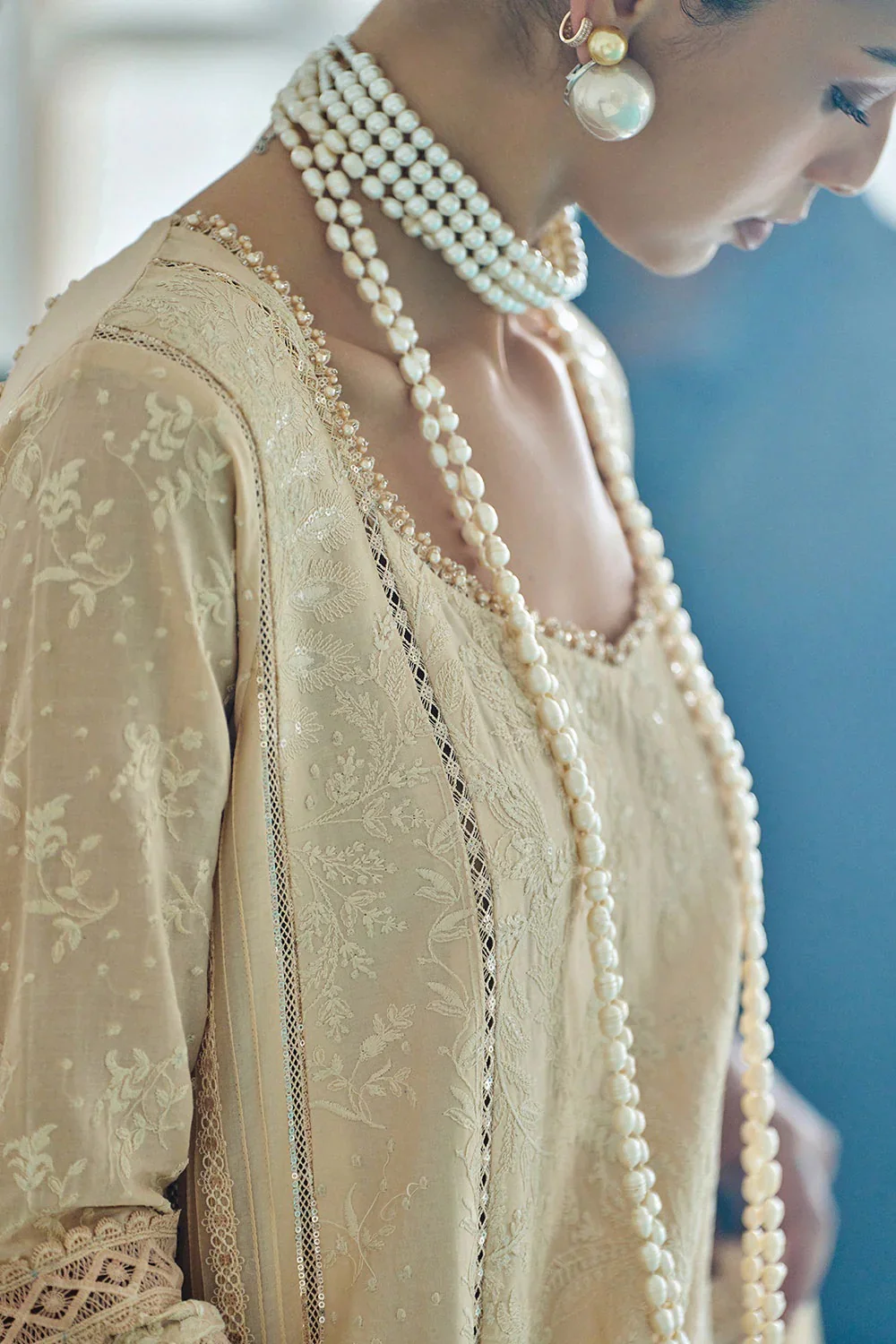 Sobia Nazir 3A Lawn Embroidered 3 Piece Unstitched | Pure Chiffon Duppatta - Image 8