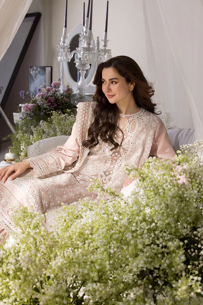Sobia Nazir Luxury Lawn Embroidered 3 Piece Unstitched 9A - Image 5