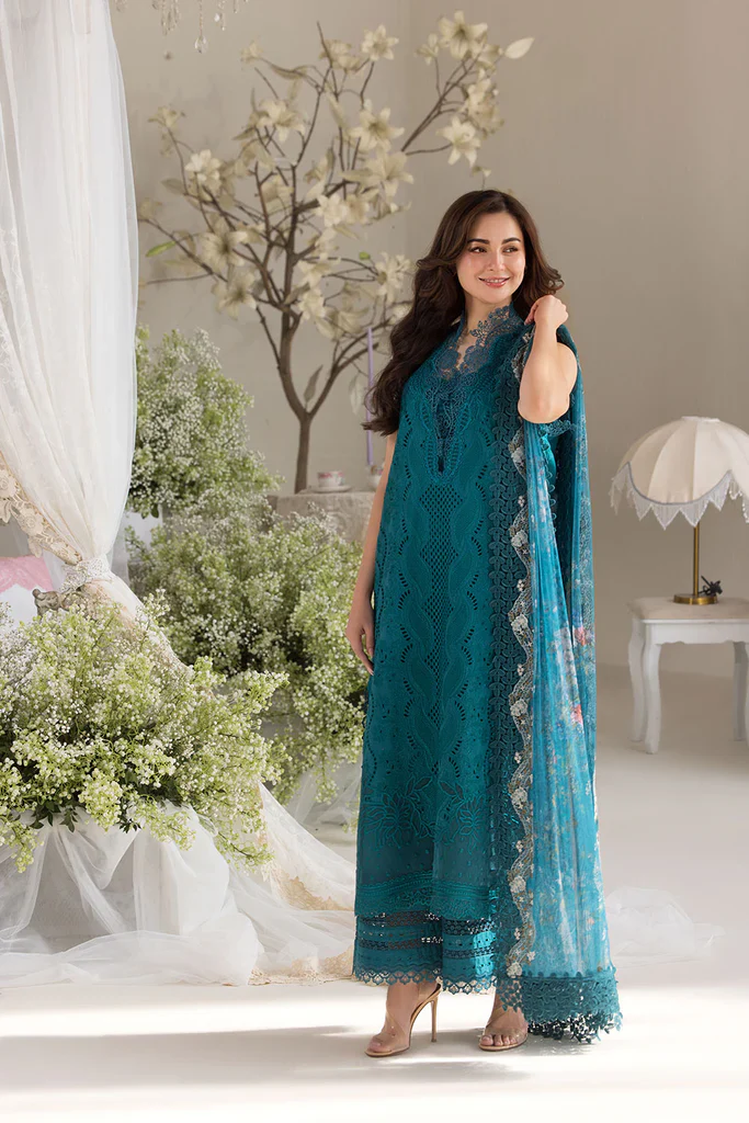 Sobia Nazir Luxury Lawn Embroidered Collection Unstitched Design 2A - Image 3