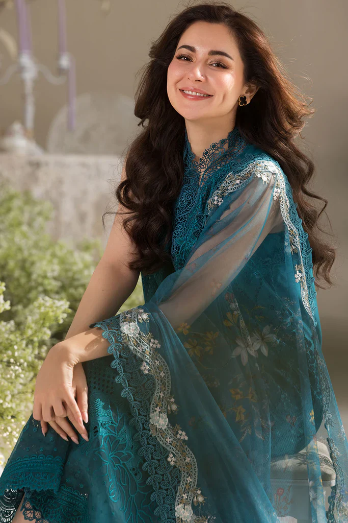 Sobia Nazir Luxury Lawn Embroidered Collection Unstitched Design 2A - Image 6