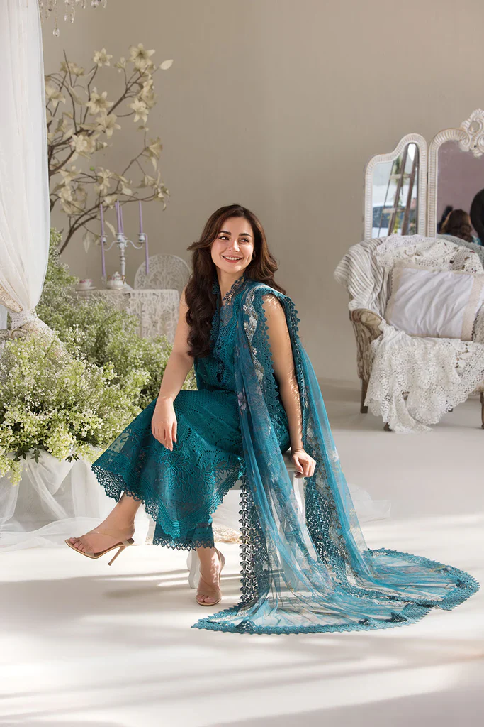 Sobia Nazir Luxury Lawn Embroidered Collection Unstitched Design 2A - Image 7