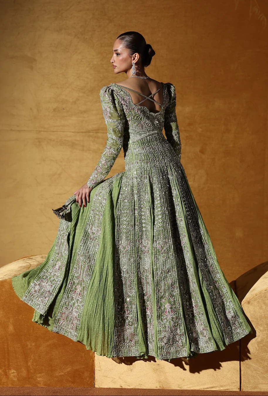 Soraya - Celvère - Luxury Organza Embroidered 3 Piece Unstitched - Image 2