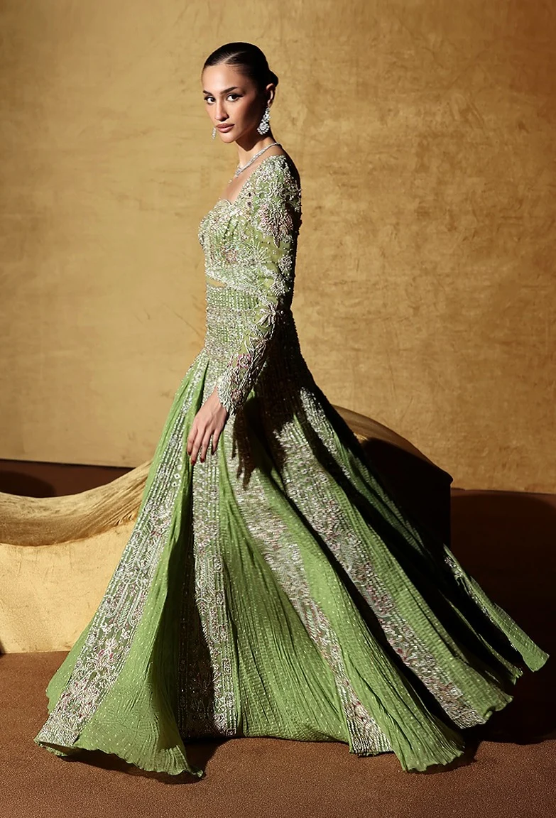 Soraya - Celvère - Luxury Organza Embroidered 3 Piece Unstitched - Image 4