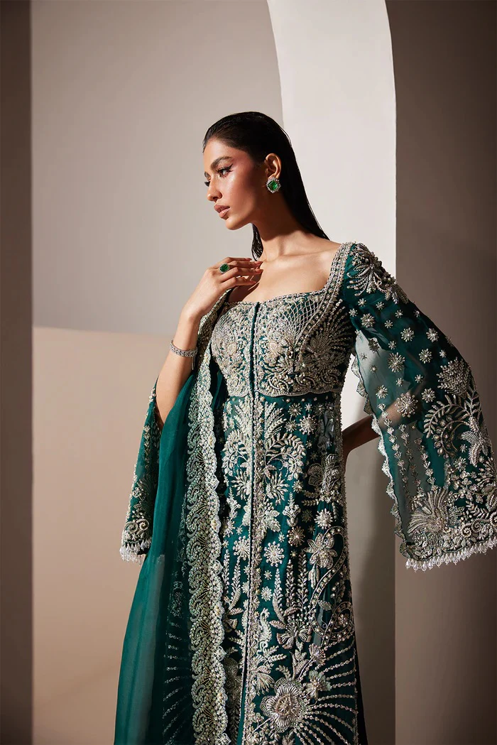Soraya - Luxe - Luxurious Organza Embroidered 3 Piece Unstitched - Image 3