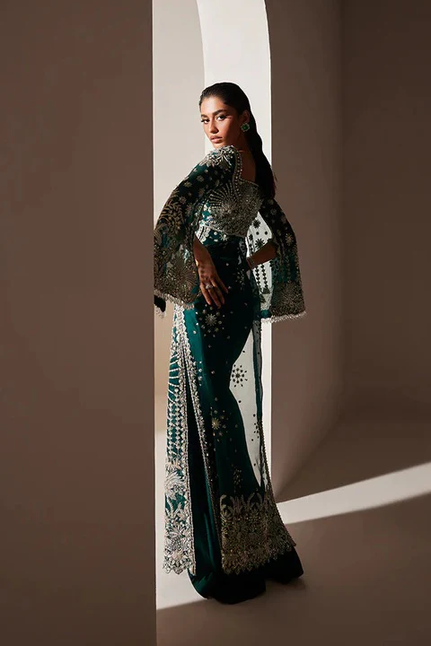 Soraya - Luxe - Luxurious Organza Embroidered 3 Piece Unstitched - Image 4