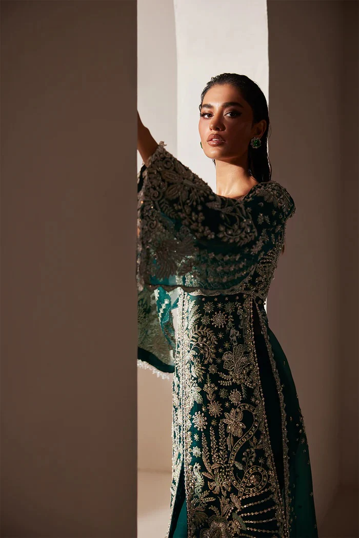 Soraya - Luxe - Luxurious Organza Embroidered 3 Piece Unstitched - Image 5