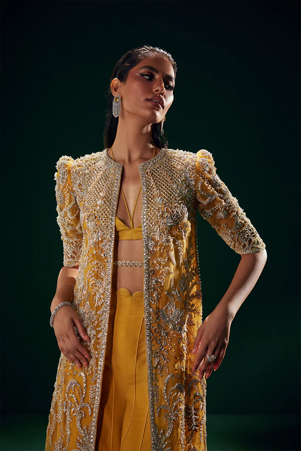 Soraya Luxury Oraganza Embroidered Unstitched Collection MONARCH - Image 4