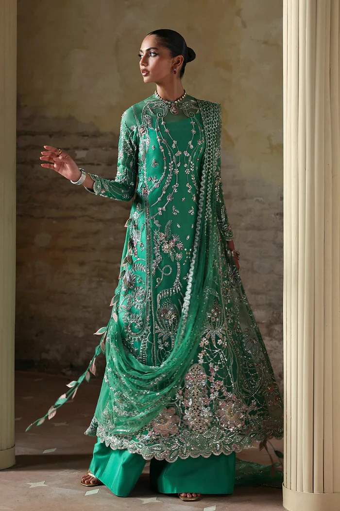 Soraya - Maristella - Luxury Organza Embroidered 3 Piece Unstitched - Image 4