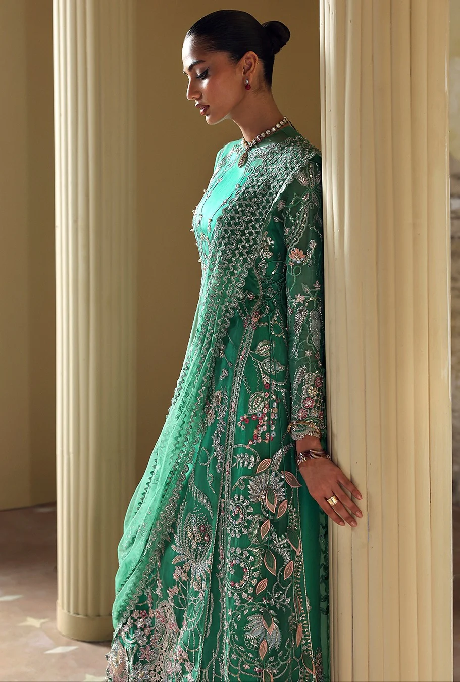 Soraya - Maristella - Luxury Organza Embroidered 3 Piece Unstitched - Image 6