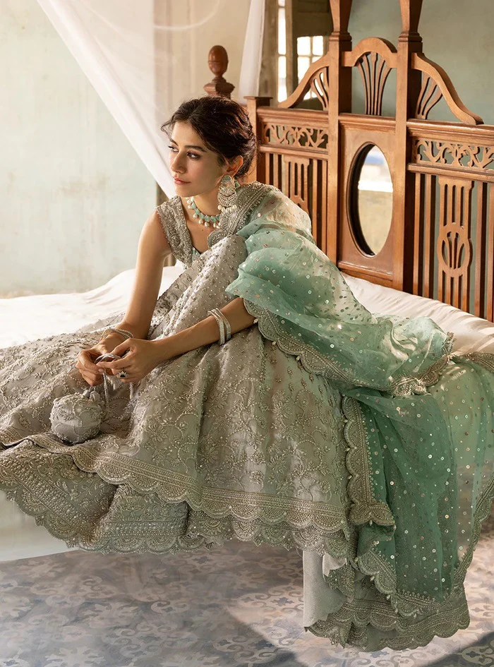 Zainab Chottani Net Embroidered 3 Piece Unstitched Shahnoor - Image 10