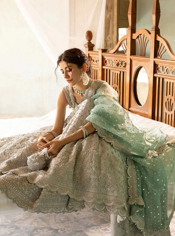 Zainab Chottani Net Embroidered 3 Piece Unstitched Shahnoor - Image 11