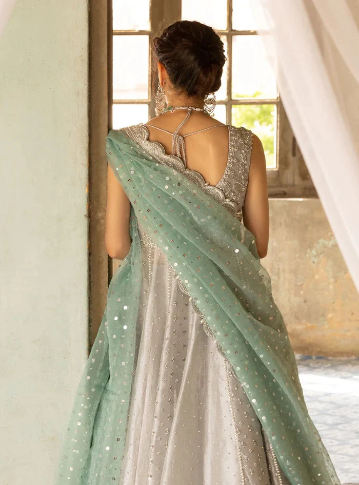 Zainab Chottani Net Embroidered 3 Piece Unstitched Shahnoor - Image 14