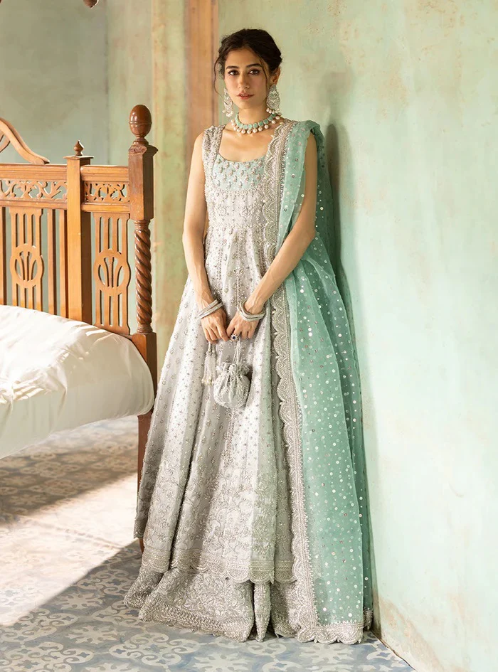 Zainab Chottani Net Embroidered 3 Piece Unstitched Shahnoor - Image 4