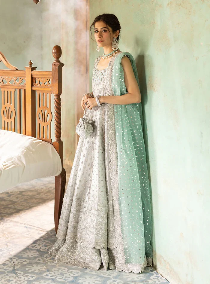 Zainab Chottani Net Embroidered 3 Piece Unstitched Shahnoor - Image 6