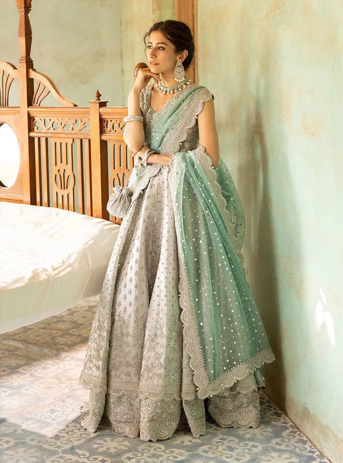 Zainab Chottani Net Embroidered 3 Piece Unstitched Shahnoor - Image 7